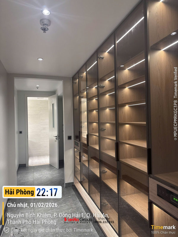 Thiết kế nội thất căn hộ Sky Villa Diamond Crown Hải Phòng - Đẳng cấp biệt thự trên không 128