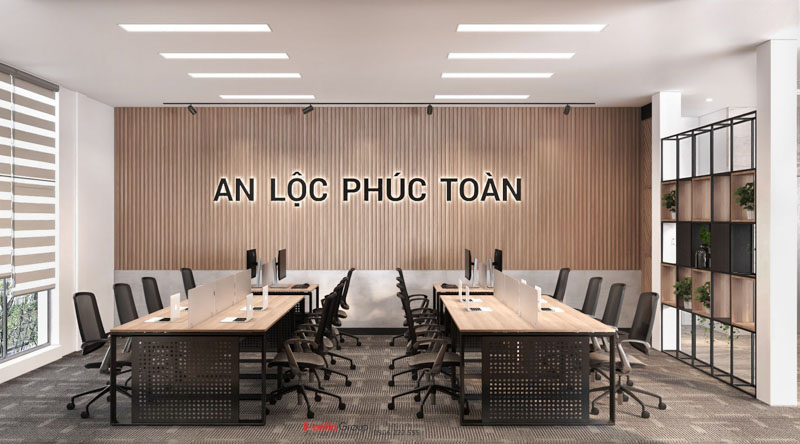 Thiết kế tòa nhà văn phòng kết hợp nhà ở – Sự kết hợp hoàn hảo giữa công năng và thẩm mỹ 108 Hệ thống bàn ghế dành cho nhân viên được thiết kế tỉ mỉ, đúng chuẩn về chiều cao