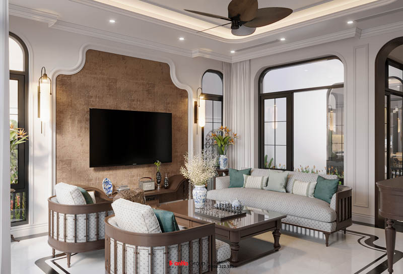 Thiết kế biệt thự phong cách Indochine - Kiệt tác nghệ thuật dành riêng cho người yêu nét đẹp Á Đông 13