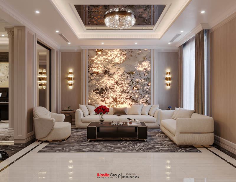 Thiết kế biệt thự Tân Cổ Điển 4 tầng - Kiệt tác kiến trúc đầy mê hoặc giữa lòng thành phố Cảng 20