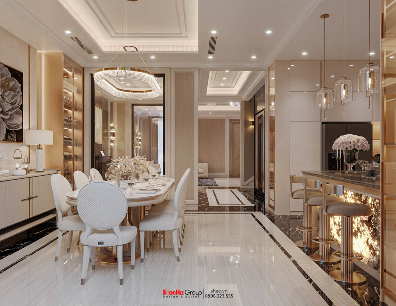 Thiết kế biệt thự Tân Cổ Điển 4 tầng - Kiệt tác kiến trúc đầy mê hoặc giữa lòng thành phố Cảng 29