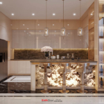 Thiết kế biệt thự Tân Cổ Điển 4 tầng - Kiệt tác kiến trúc đầy mê hoặc giữa lòng thành phố Cảng 96