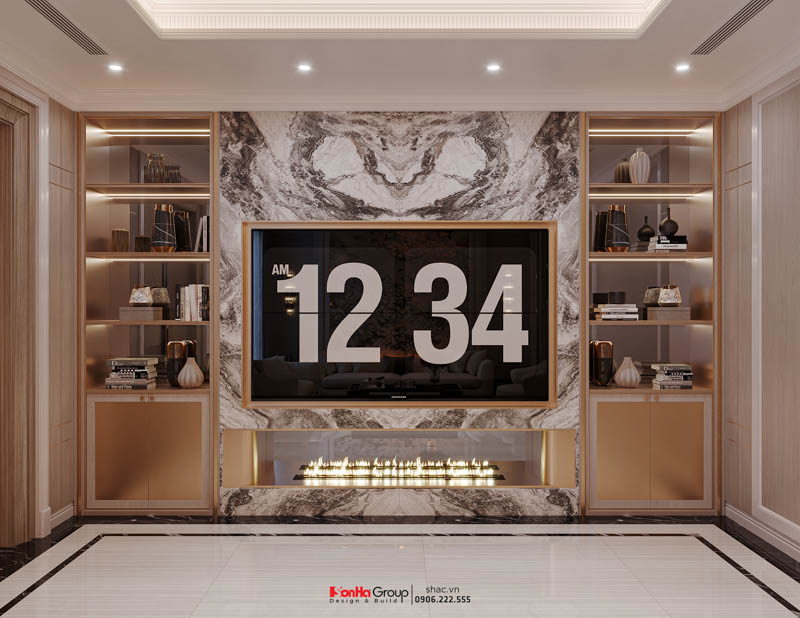 Thiết kế biệt thự Tân Cổ Điển 4 tầng - Kiệt tác kiến trúc đầy mê hoặc giữa lòng thành phố Cảng 22