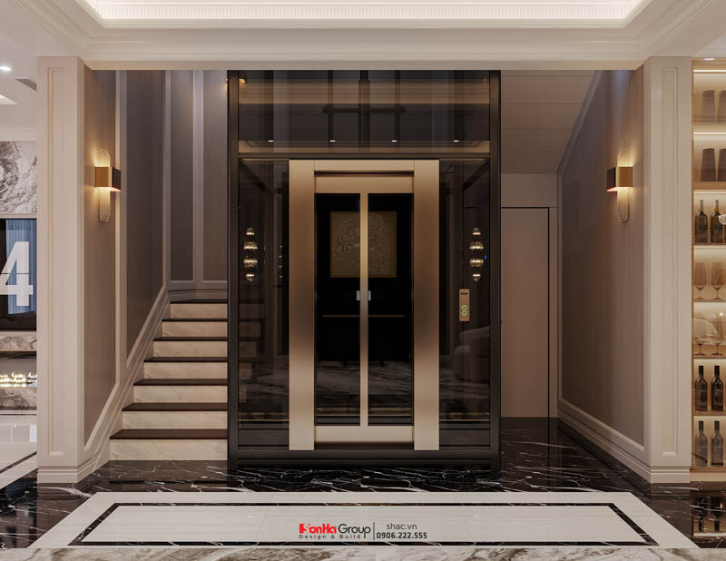 Thiết kế biệt thự Tân Cổ Điển 4 tầng - Kiệt tác kiến trúc đầy mê hoặc giữa lòng thành phố Cảng 26