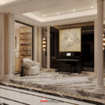 Thiết kế biệt thự Tân Cổ Điển 4 tầng - Kiệt tác kiến trúc đầy mê hoặc giữa lòng thành phố Cảng 93