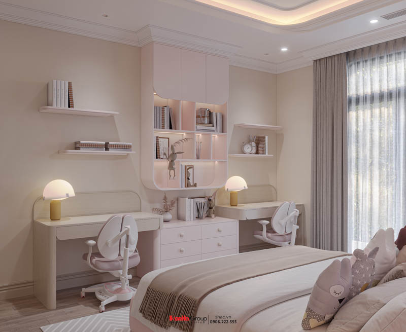 Thiết kế biệt thự Tân Cổ Điển 4 tầng - Kiệt tác kiến trúc đầy mê hoặc giữa lòng thành phố Cảng 41