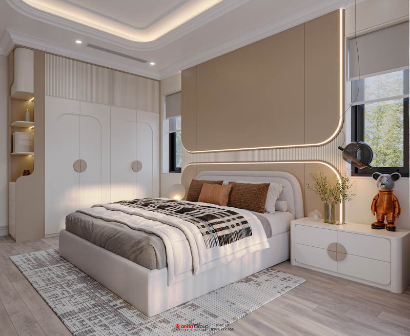 Thiết kế biệt thự Tân Cổ Điển 4 tầng - Kiệt tác kiến trúc đầy mê hoặc giữa lòng thành phố Cảng 50