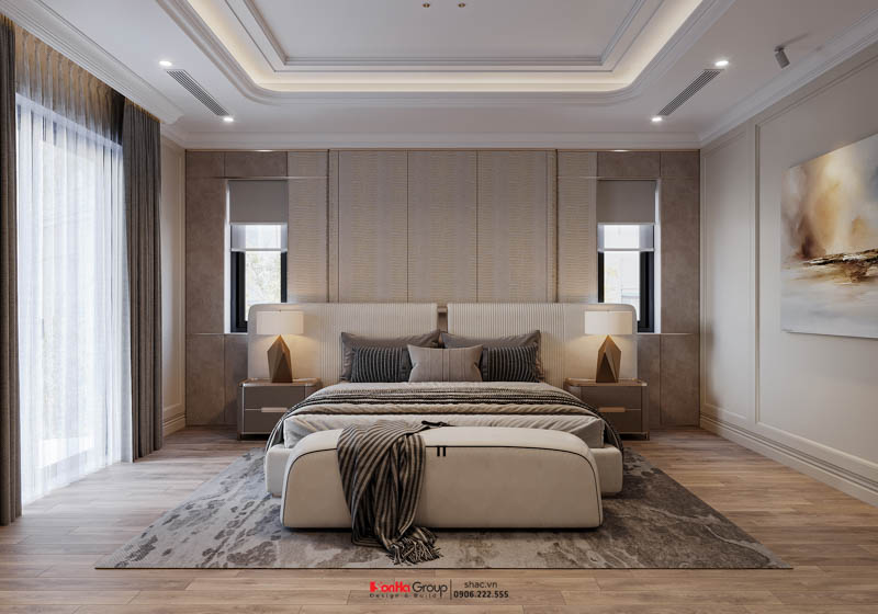 Thiết kế biệt thự Tân Cổ Điển 4 tầng - Kiệt tác kiến trúc đầy mê hoặc giữa lòng thành phố Cảng 51