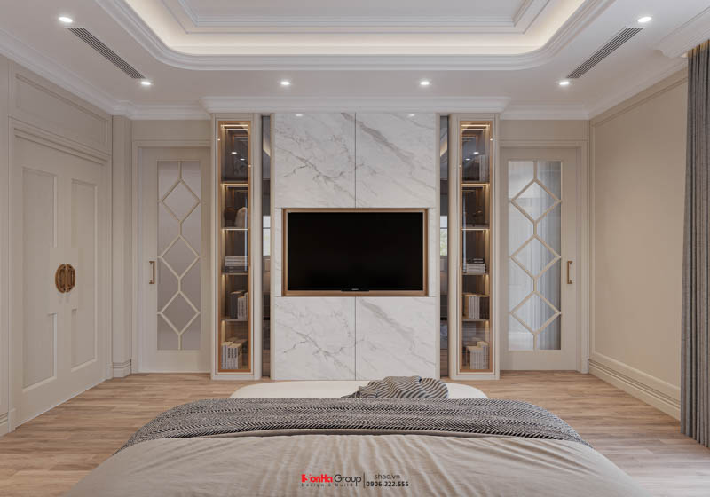 Thiết kế biệt thự Tân Cổ Điển 4 tầng - Kiệt tác kiến trúc đầy mê hoặc giữa lòng thành phố Cảng 52