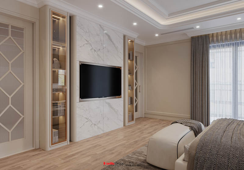 Thiết kế biệt thự Tân Cổ Điển 4 tầng - Kiệt tác kiến trúc đầy mê hoặc giữa lòng thành phố Cảng 53