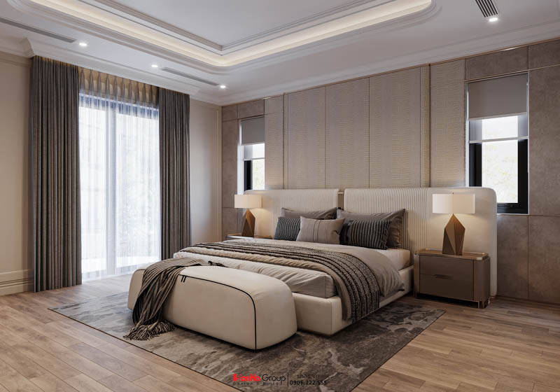 Thiết kế biệt thự Tân Cổ Điển 4 tầng - Kiệt tác kiến trúc đầy mê hoặc giữa lòng thành phố Cảng 56