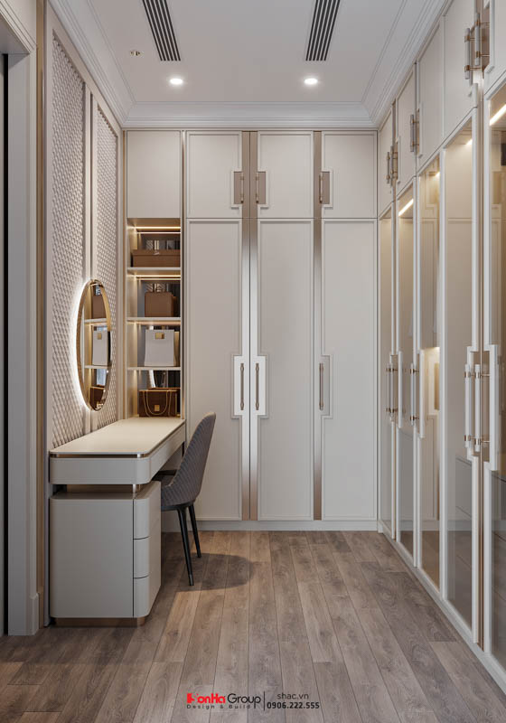 Thiết kế biệt thự Tân Cổ Điển 4 tầng - Kiệt tác kiến trúc đầy mê hoặc giữa lòng thành phố Cảng 57