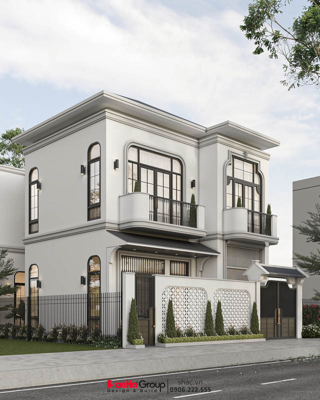 Kiến trúc hai tầng một tum - Nét thanh lịch trong từng đường nét