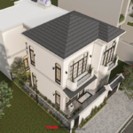 Biệt thự phong cách Indochine 2 tầng 1 tum tại Hải Phòng