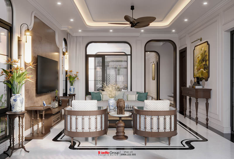 Thiết kế biệt thự phong cách Indochine - Kiệt tác nghệ thuật dành riêng cho người yêu nét đẹp Á Đông 18