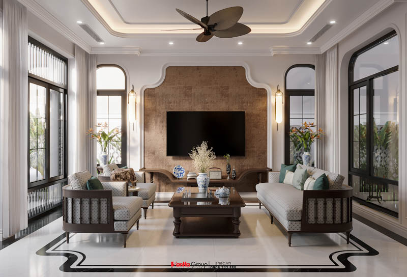 Thiết kế biệt thự phong cách Indochine - Kiệt tác nghệ thuật dành riêng cho người yêu nét đẹp Á Đông 16