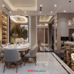 Thiết kế biệt thự Tân Cổ Điển 4 tầng - Kiệt tác kiến trúc đầy mê hoặc giữa lòng thành phố Cảng 72