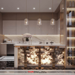 Thiết kế biệt thự Tân Cổ Điển 4 tầng - Kiệt tác kiến trúc đầy mê hoặc giữa lòng thành phố Cảng 73