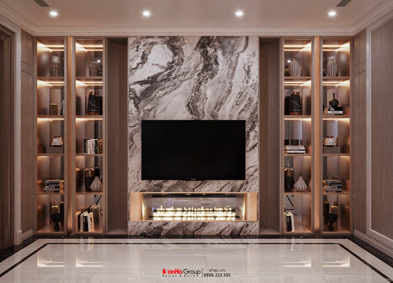 Thiết kế biệt thự Tân Cổ Điển 4 tầng - Kiệt tác kiến trúc đầy mê hoặc giữa lòng thành phố Cảng 11