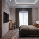 Thiết kế biệt thự Tân Cổ Điển 4 tầng - Phòng ngủ tầng 2