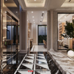 Thiết kế biệt thự Tân Cổ Điển 4 tầng - Kiệt tác kiến trúc đầy mê hoặc giữa lòng thành phố Cảng 82