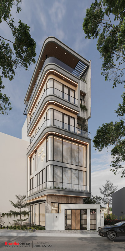 Thiết kế nhà ống phong cách Modern Luxury