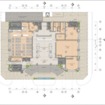 Thiết kế khách sạn Labala Hotel - Mặt bằng tầng 1