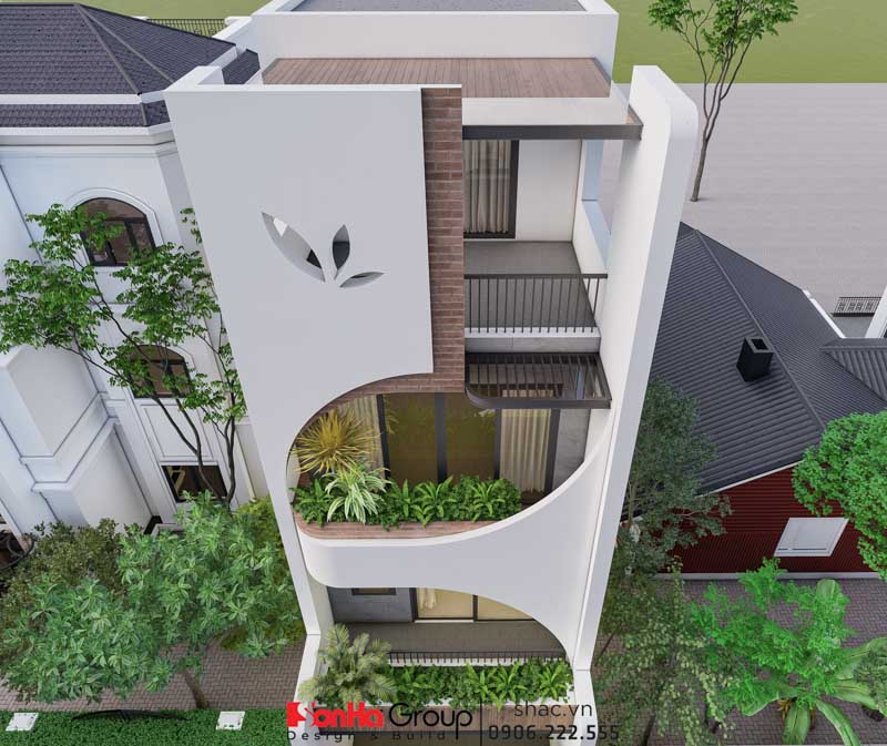 nhà ống 3 tầng mặt tiền 5m