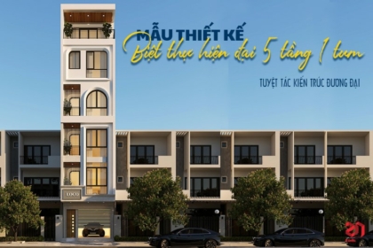 Thiết Kế Biệt Thự Hiện Đại 5 Tầng 1 Tum Kết Hợp Kinh Doanh Tại Hà Nam – Tuyệt Tác Kiến Trúc Đương Đại