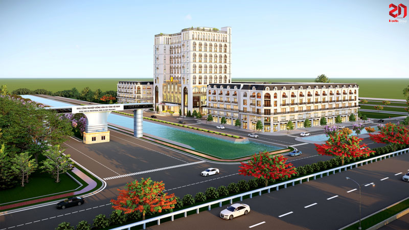Thiết kế khách sạn Labala Hotel: Biểu tượng kiến trúc Địa Trung Hải kết hợp Tân Cổ Điển tại Hà Nam