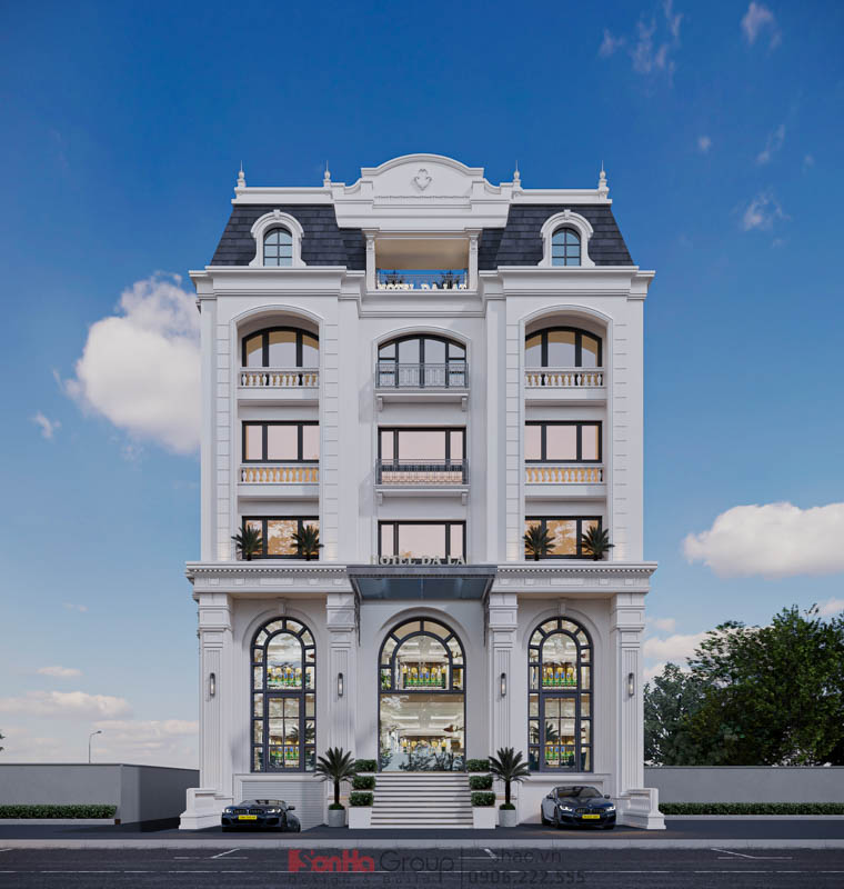 Thiết Kế Khách Sạn Mini Phong Cách Tân Cổ Điển Trên Sườn Đồi Đà Lạt 1