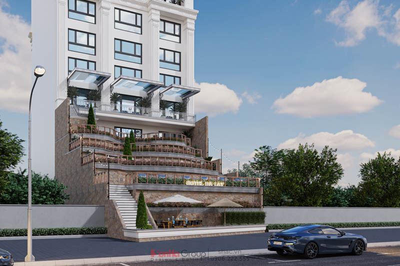 Thiết Kế Khách Sạn Mini Phong Cách Tân Cổ Điển Trên Sườn Đồi Đà Lạt 2