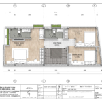Thiết kế nhà ống hiện đại 5 tại Hải Phòng - Mặt bằng tầng 3
