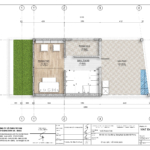 Mẫu nhà ống hiện đại 5 - Mặt bằng tầng tum