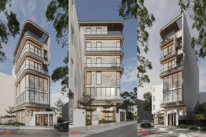 Thiết kế nhà ống hiện đại 5 tầng 1 tum tại Hải Phòng: Tuyệt tác kiến trúc Modern Luxury