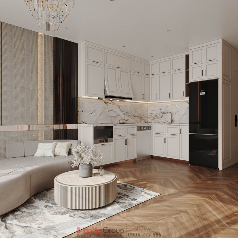 Không tốn nhiều chi phí, vẫn có nội thất chung cư đẹp như mơ – Bí quyết nằm ở đây! 34 Thiết kế nội thất bếp chung cư