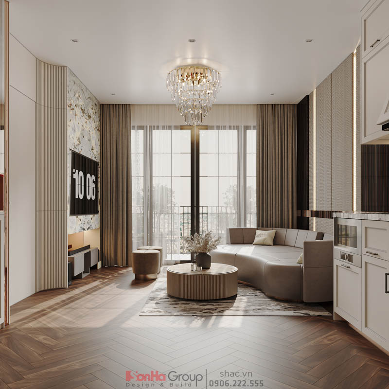 Không tốn nhiều chi phí, vẫn có nội thất chung cư đẹp như mơ – Bí quyết nằm ở đây! 31 Thiết kế nội thất phòng khách chung cư