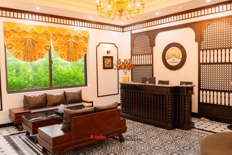 Sảnh đón khách khách sạn Le Maison
