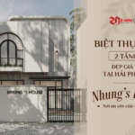 Thiết kế biệt thự mini 2 tầng đẹp giá rẻ tại Hải Phòng