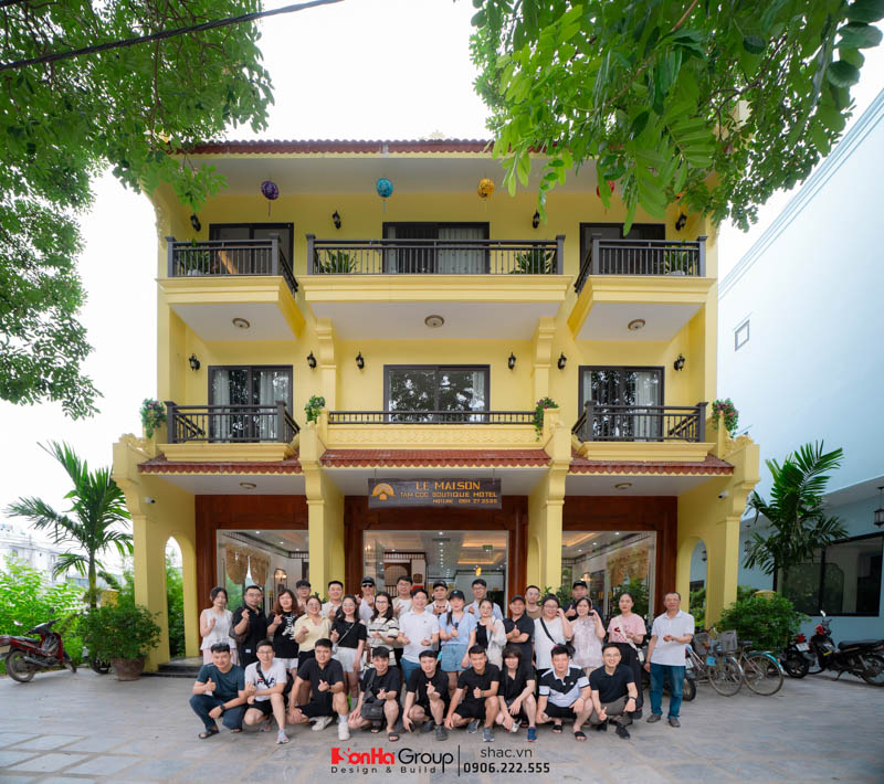 Mặt tiền khách sạn Le Maison