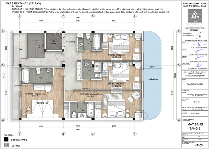 Mặt bằng tầng 2