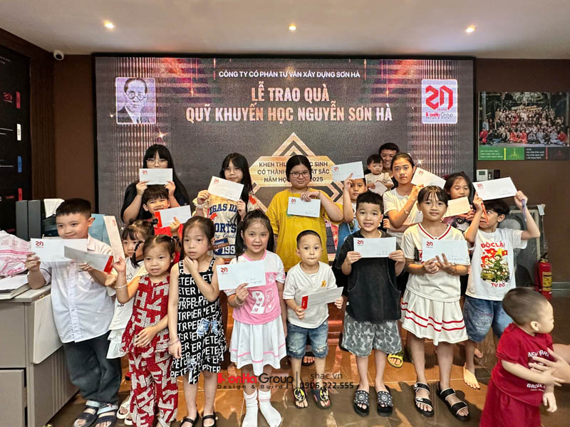 Những phần quà 1/6 xinh xắn, thay cho lời chúc yêu thương của Sơn Hà Group gửi đến từng gia đình