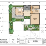 Mặt bằng tầng 3 biệt thự hiện đại 3 tầng tại Kiên Giang