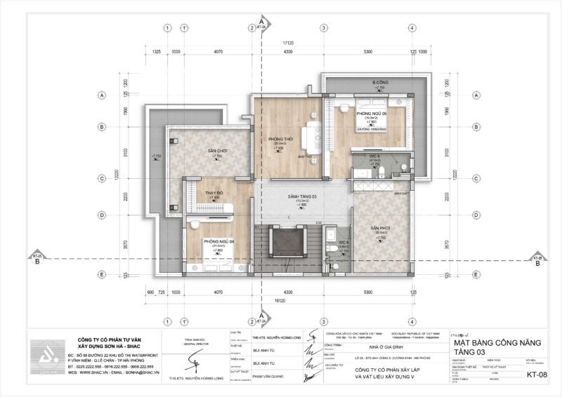 Mặt bằng tầng 3