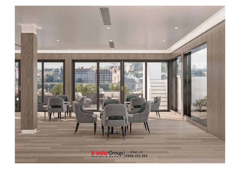 Bungalow Hòn Rồng - Nghệ Thuật Thiết Kế Nội Thất Biệt Thự Nghỉ Dưỡng Giữa Lòng Vân Đồn 23 Nội thất trang bị ghế ngồi bọc nỉ cao cấp sang trọng