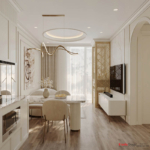 Đắm chìm trong không gian trắng be sang trọng - Thiết kế nội thất căn hộ Sentosa khiến bạn muốn chuyển về ở ngay 28