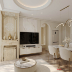 Đắm chìm trong không gian trắng be sang trọng - Thiết kế nội thất căn hộ Sentosa khiến bạn muốn chuyển về ở ngay 29