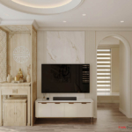 Đắm chìm trong không gian trắng be sang trọng - Thiết kế nội thất căn hộ Sentosa khiến bạn muốn chuyển về ở ngay 30