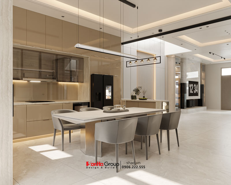 Biệt thự 3 tầng mái Nhật hiện đại - Tuyệt tác nghệ thuật vạn người mê từ Sơn Hà Group 10