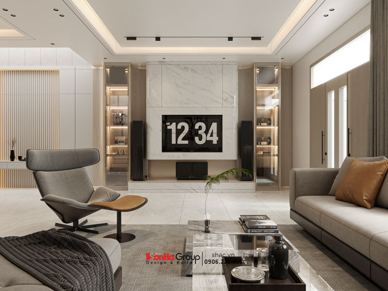 Biệt thự 3 tầng mái Nhật hiện đại - Tuyệt tác nghệ thuật vạn người mê từ Sơn Hà Group 11